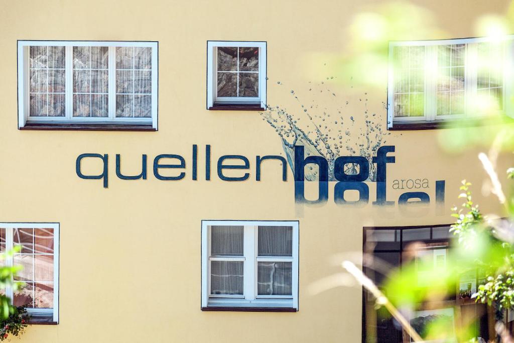 Hotel Quellenhof Arosa Exterior foto